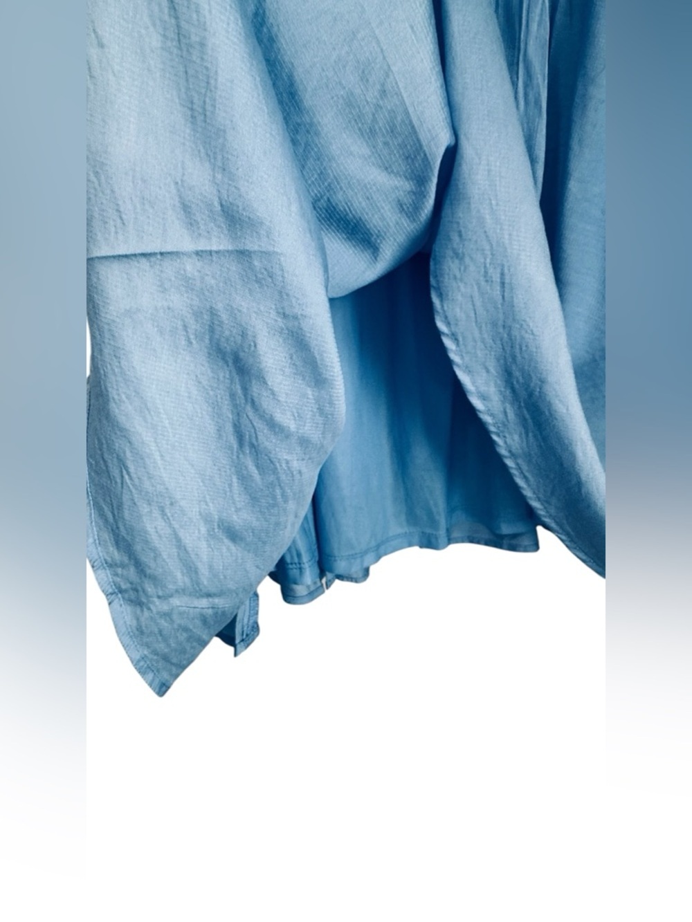 Blu Pepper Sky Blue Puff-Sleeve Mini Dress NWT - Picture 5 of 6